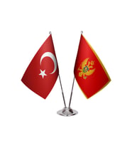 Karadağ İkili Masa Bayrağı