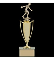 ODAK KUPA - Figürlü Kupalar - Bowling Kadın Figürlü Kupalar FG-039 A - 34 cm