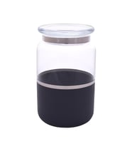 Decorium Kavanoz 15X10 Cm Vision Black Platin M06305-AB
