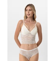 Pierre Cardin Lingerie Kadın Balensiz Dantelli Pedli Sütyen Takımı