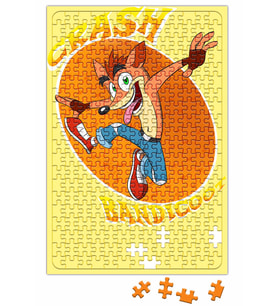 Crash Bandicoot Naughty Dog Puzzle 240 Parça Yapboz