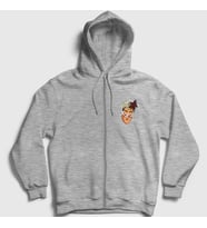 Presmono Unisex Gri Melting XXXTentacion Fermuarlı Kapüşonlu Sweatshirt 48249tt (Gri)
