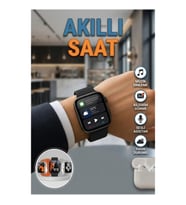 Akıllı Saat Müzik Kontrolü Bildirim Görüntüleme Sesli Asistan Destekli