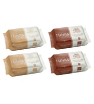 Tunas Kakaolu ve Sade Tahin Helvası 500 gr 4 lü Karma Paket