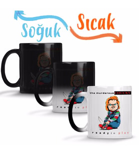 Ready To Play Kids Chucky Sihirli Kupa Bardak Porselen