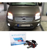 Ford Connect Led Xenon Sis Farı Ampulü H11 Ultimate 9500 Lumens Yeni Seri Beyaz 2002-2013