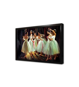 Dansçı Kızlar Çerçeveli Mdf Tablo