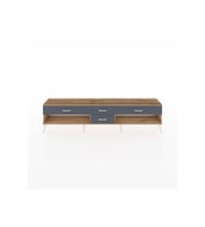 Arges TV Ünitesi 4 Çekmeceli  220x30x51 Çam-Çam/Antrasit