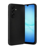 Coverzone Samsung Galaxy A57 5G ile uyumlu Kılıf Deri Görünümlü Thermax Silikon kılıf Kamera Korumalı Kompakt Tasarım Galaxy A57 5G için Deri Görünüm Kapak Siyah