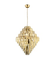 Daisy 70'Lik Taşlı Avize (Gold)