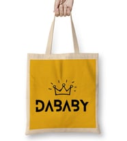 King DaBaby Hip Hop Rap Logo Bez Çanta Uzun Saplı
