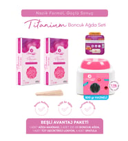Smoothly 2 Ad.225 gr Soyulabilen Boncuk Ağda Ağda Isıtıcı Makine+ Karınca Yumurta Yağı Losyonu + 4 Spatula