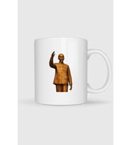 Metal, Ho Chi Minh, Statue Tasarımlı Kupa Bardak