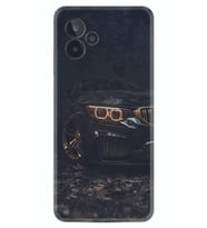 General Mobile GM 24 Pro Kılıf Silikon Desen Özel Seri Black Car 1768