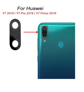 Tkgz Huawei Uyumlu Y9 Prime 2019 Arka Kamera Camı Lens Yapışkanlı