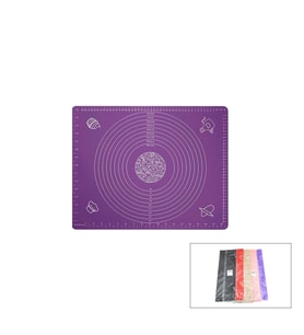 DİKDÖRTGEN 45X65CM RENKLİ SİLİKON HAMUR MATI ÖLÇEK ÇİZİMLİ 220GR HERHANGİ BİR RENK GÖNDERİLİR (5343)