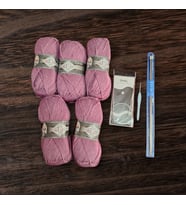 ÖRGÜ KİTİ (Pembe-Gülkurusu)