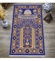 Dijital Baskılı, Yıkanabilir, Yumuşak Dokulu Çocuk ve Yetişkin SECCADE 65x115 cm  S-DOT-SN-079