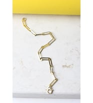 Zincir Bileklik Gümüş 925 Ayar Gümüş Bileklik (Gold)