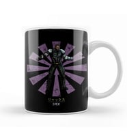 Jax Retro Japanese Mortal Kombat Kupa Bardak Porselen