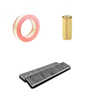 Filtre Bakım Seti Mercedes E200 W124 136 Beygir Benzin Hava + Yağ f. + Polen Filtre Sion