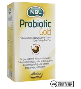 Nbl Probiotic Gold 20 Saşe