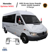 Mercedes Sprinter W901 Krom Ayna Kapağı 2 parça 1995-2006 Model Arası Uyumlu