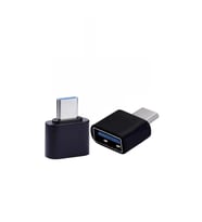Usb Type-c Dönüştürücü Otg Çevirici Adaptör  Macbook Dönüştürücü Metal Xiaomi - Samsung - Huawei (Siyah)