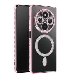 Xiaomi Redmi 14c Joke Simli Magneticsafe Kılıf - Pembe