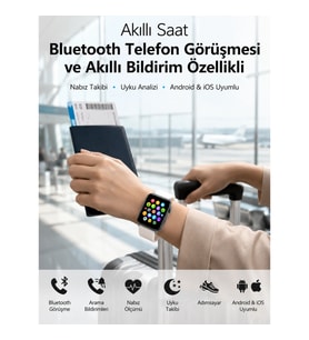 Mey İthalat® Dokunmatik Ekranı, Bluetooth Görüşme Desteği ve Akıllı Bildirim Özellikleriyle Teknoloj
