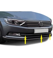 Passat B8 Krom Ön Tampon Çıtası Sis Arası 3 Parça 2015 - 2019 Paslanmaz Çelik