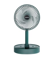 Everest EFN-605 Masaüstü Şarj Edilebilir Yeşil 800mAh Usb Fan