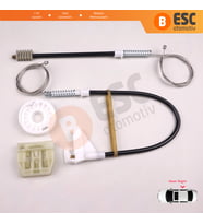Skoda Octavia MK1 1U 2001-2010 Makyajlı Kasa İçin Elektrikli Arka Sağ Kapı Cam Kriko Tamir Seti