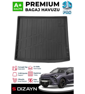 Cupra Terramar 3D Pro Bagaj Havuzu Üst Bagaj 2025 Üzeri A+ Kalite