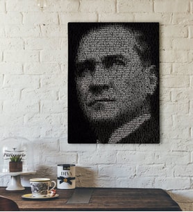 BK Home Atatürk Tasarımlı Kanvas Tablo-18