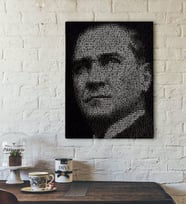 BK Home Atatürk Tasarımlı Kanvas Tablo-18