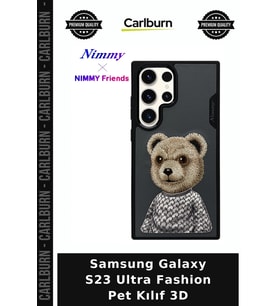 Samsung Galaxy S23 Ultra Fashion Pet Kılıf 3D Koruyucu Mobil Cep Telefonu