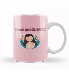 Best Mom Ever Anneler Günü 06 Kupa Bardak Porselen