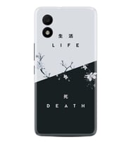 TCL 303 Kılıf Resimli Desenli Baskılı Silikon Life and Death 1339