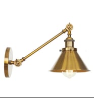 Rsylight Retro Eskitme Kaplama Metal Mafsallı Akrobatik Dekoratif Rustik Aplik