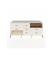 Kronos Konsol 2 Raflı 7 Çekmeceli  220x59x99 Aytaşı-Çam/Aytaşı