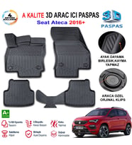 Seat Ateca 3D Paspas Havuzlu Pro 2016 Sonrası