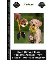 Özel Üretim Köpek Kedi Evcil Hayvan Dışkı Toplama Aparatı - Yaylı Sistem - Pratik ve Hijyenik