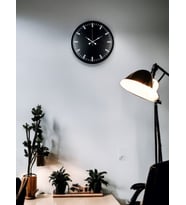 MCG  36 Cm Gri Dekoratif Duvar Saati