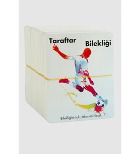 Taraftar Bileklik Kartı (Beyaz)