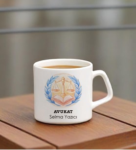 İsme Özel  Avukat  Temalı Espresso Bardak
