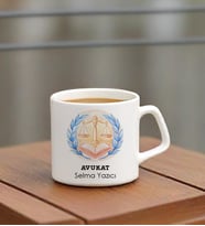 İsme Özel  Avukat  Temalı Espresso Bardak