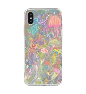 Iphone XSMAX Uyumlu Deniz Anası Tasarımlı Şeffaf Telefon Kılıfı
