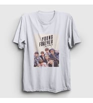 Presmono Unisex Beyaz Young Forever K-Pop Monsta X T-Shirt 275283tt