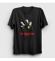 Presmono Unisex Siyah Saitama Anime One Punch Man T-Shirt 240711tt